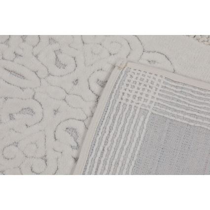 SET 2x Badmat PIANTE 60/100 cm wit
