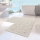 SET 2x badmatten LINO 60/100 cm crème