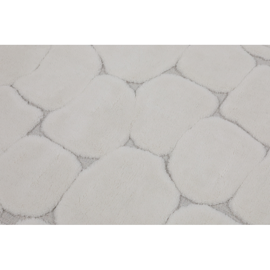 SET 2x badmatten LINO 60/100 cm crème