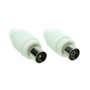 SET 2x Connecteur antenne, connecteur COAX