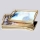 SET 2x Decoratief dienblad 40x30/35x25 cm goud