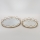 SET 2x Decoratief dienblad diameter 39/30,5 cm