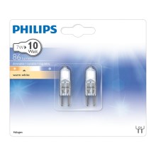 SET 2x Halogeenlamp Philips G4/7W/12V
