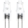 SET 2x Industriële lamp G4/10W/12V 2700K - Aigostar