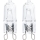 SET 2x Industriële lamp G9/25W/230V 2700K - Aigostar