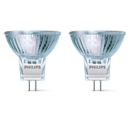 SET 2x Industriële lamp Philips GU4/35W/12V