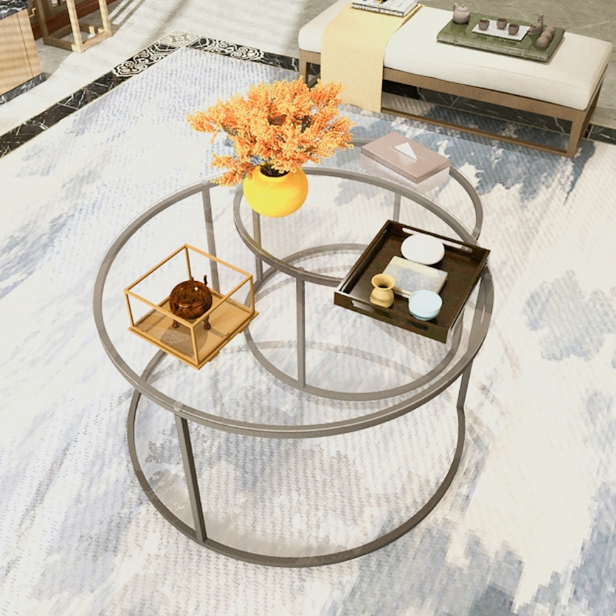 SET 2x Koffie Tafel BELARUS  zwart