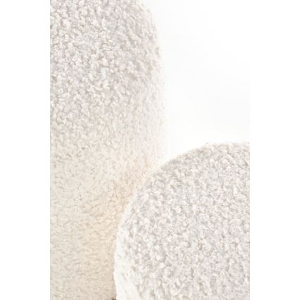SET 2x Krukje CANCUN diameter 31/38 cm wit/bruin