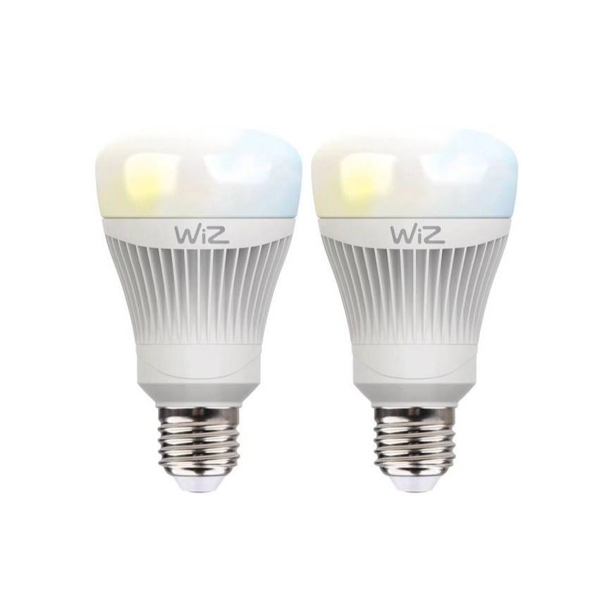 SET 2x LED Dimbare lamp E27/11.5W/230V 2700-6500K Wifi - WiZ