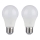 SET 2x LED Lamp A60 E27/9W/230V 3000/4000/6400K