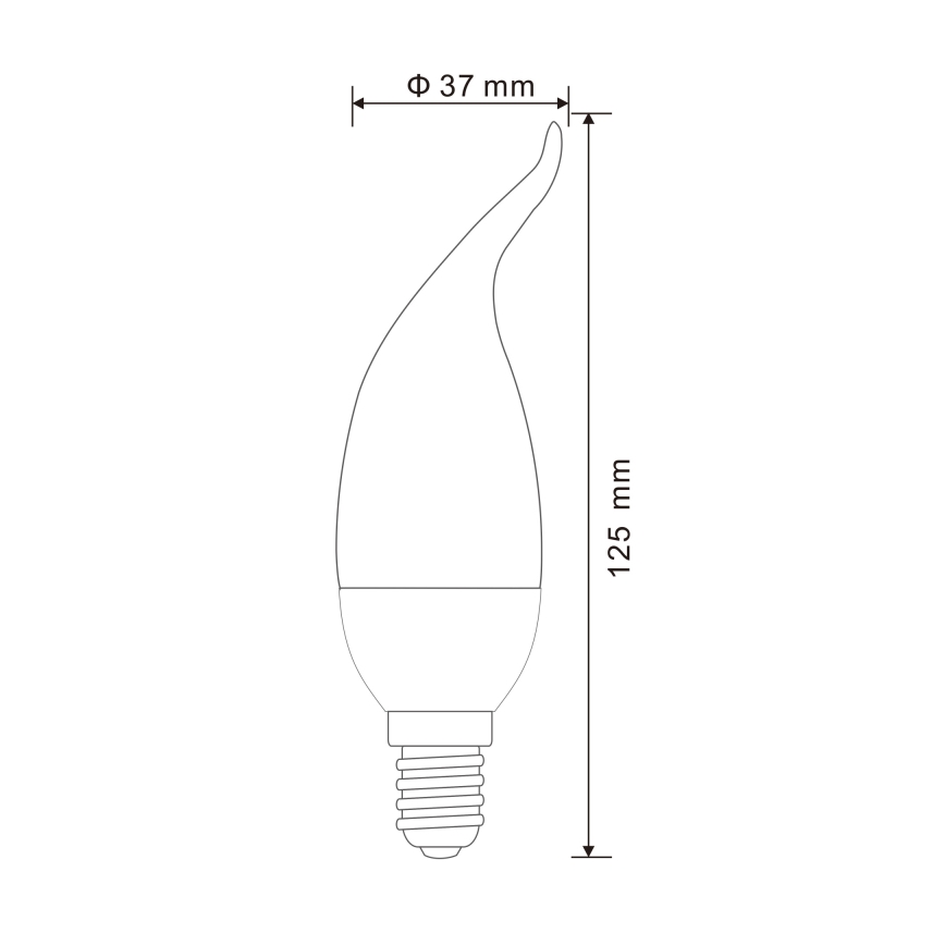 SET 2x LED Lamp E14/3W/230V 3000K - Globo