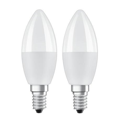 SET 2x LED Lamp E14/5W/230V