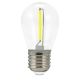 SET 2x LED Lamp PARTY E27/0,3W/36V geel