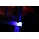 SET 2x LED Lamp PARTY E27/0,5W/36V blauw