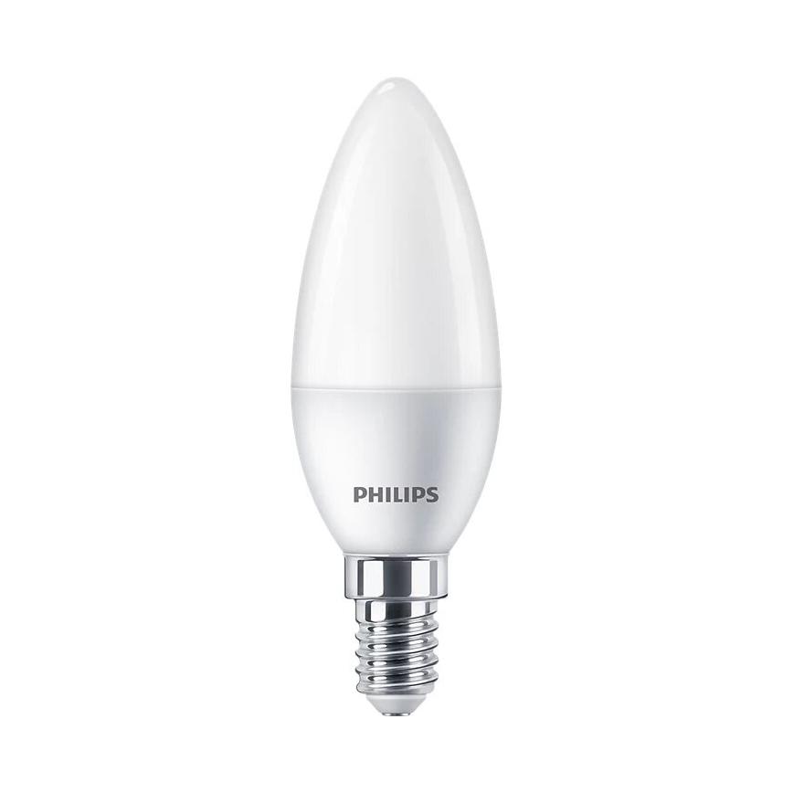 SET 2x LED Lamp Philips B35 E14/5W/230V 4000K