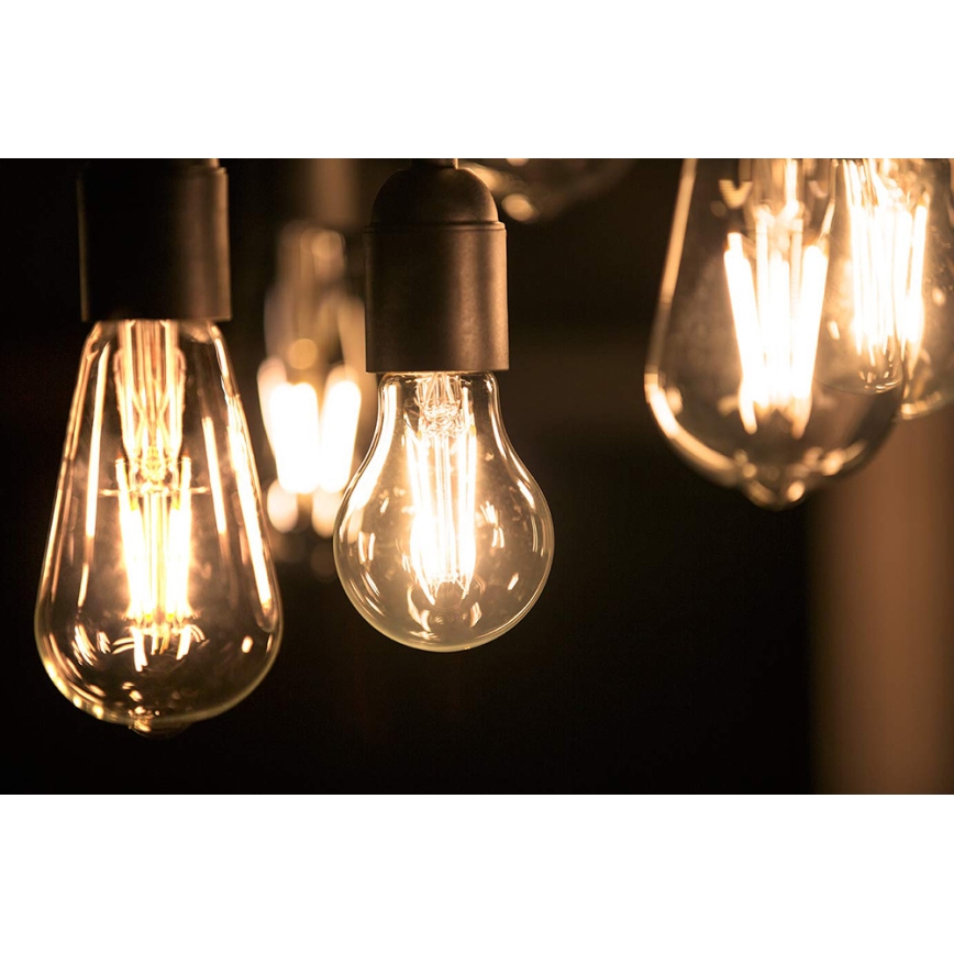 SET 2x LED Lamp VINTAGE Philips A60 E27/4.3W/230V 2700K