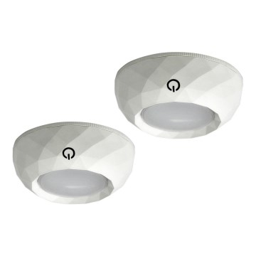 SET 2x LED Oriëntatieverlichting aanraken LED/4,5V/3xAAA