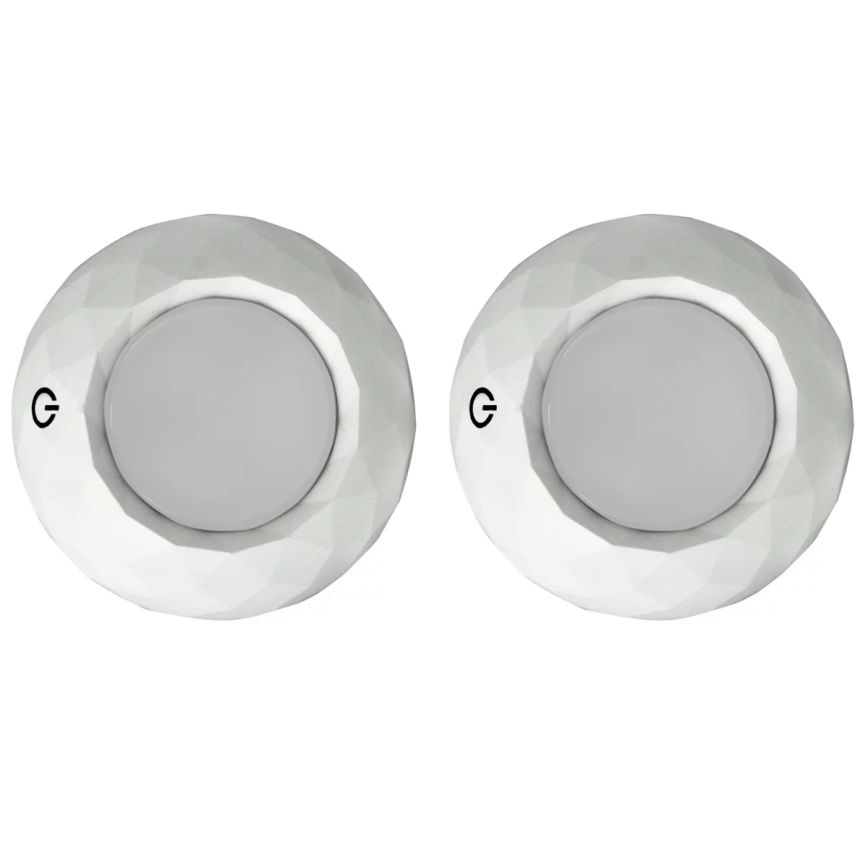 SET 2x LED Oriëntatieverlichting aanraken LED/4,5V/3xAAA