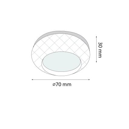 SET 2x LED Oriëntatieverlichting aanraken LED/4,5V/3xAAA