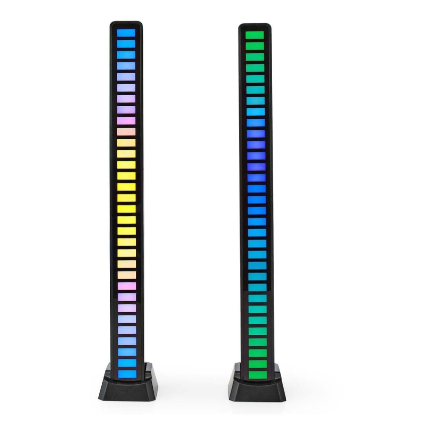 SET 2x LED RGB Oplaadbare tafellamp LED/250 mAh