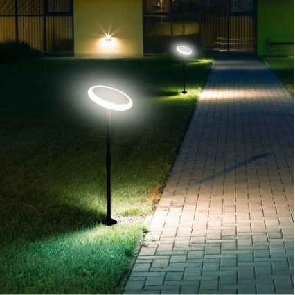 SET 2x LED Verstelbare zonnelamp GARDEN LED/3W/5V 42-80 cm 4000K IP65