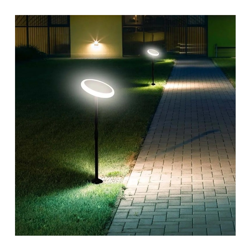 SET 2x LED Verstelbare zonnelamp GARDEN LED/3W/5V 42-80 cm 4000K IP65