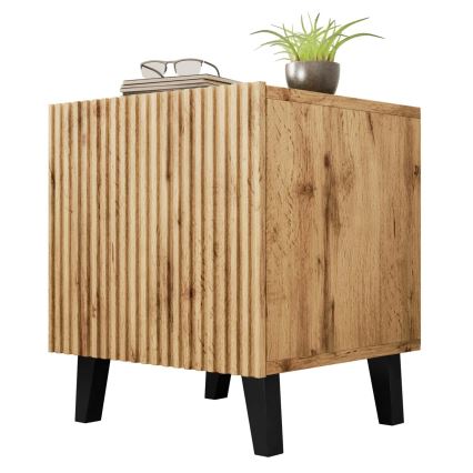 SET 2x Nachtkastje VAMOS 52x45 cm eiken wotan