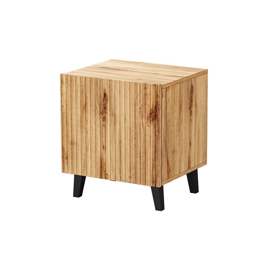 SET 2x Nachtkastje VAMOS 52x45 cm eiken wotan