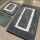 SET 3x Badkamer mat 60/60/100 cm antraciet