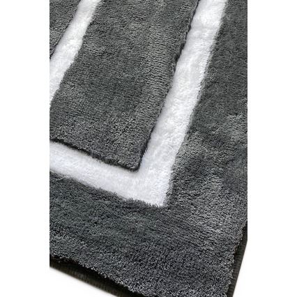 SET 3x Badkamer mat 60/60/100 cm antraciet