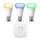SET 3x Dimbare lamp Philips Hue WHITE AND COLOR AMBIANCE 3xE27/10W/230V