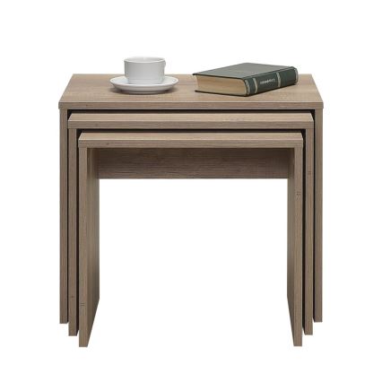 SET 3x Koffie Tafel bruin