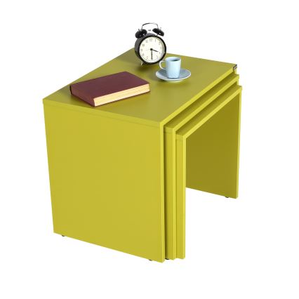 SET 3x Koffie Tafel groen