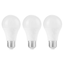 SET 3x LED Lamp A67 E27/13W/230V - Attralux