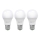 SET 3x LED Lamp ECOLINE A60 E27/10W/230V 4000K - Brilagi