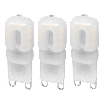 SET 3x LED Lamp ECOLINE G9/2,5W/230V 3000K - Brilagi