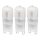 SET 3x LED Lamp ECOLINE G9/2,5W/230V 3000K - Brilagi
