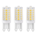SET 3x LED Lamp ECOLINE G9/3,5W/230V 3000K - Brilagi