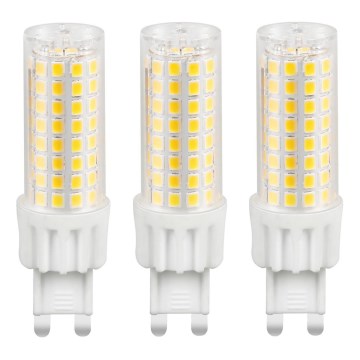 SET 3x LED Lamp ECOLINE G9/7W/230V 3000K - Brilagi