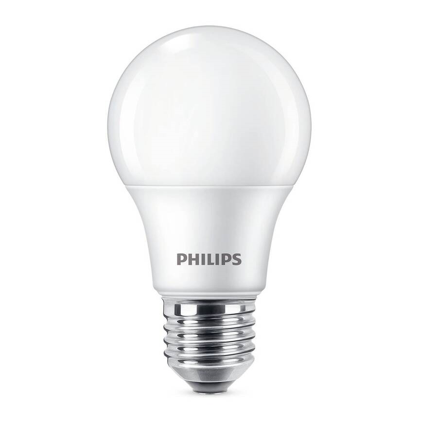 SET 3x LED Lamp Philips A60 E27/8W/230V 6500K