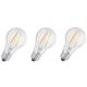 SET 3x LED Lamp VINTAGE A60 E27/7W/230V 4000K - Osram