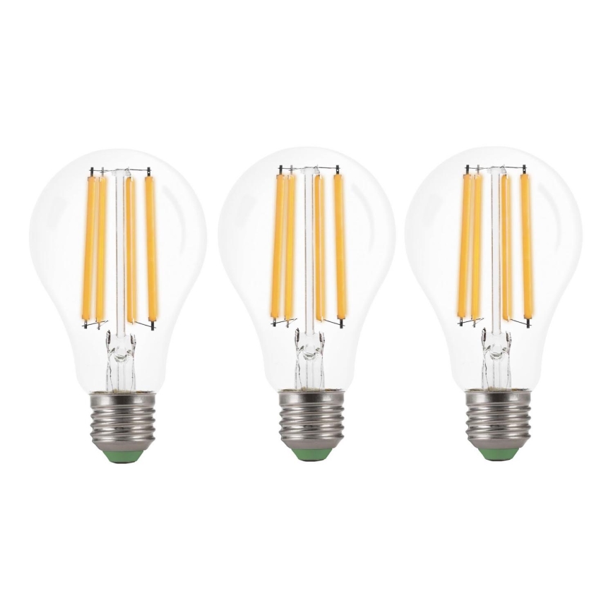 SET 3x LED Lamp VINTAGE A60 E27/9W/230V 3000K - Brilagi