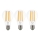 SET 3x LED Lamp VINTAGE A60 E27/9W/230V 3000K - Brilagi