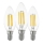 SET 3x LED Lamp VINTAGE C35 E14/7W/230V 2700K - Eglo 110304
