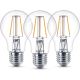 SET 3x LED Lamp VINTAGE Philips E27/4,3W/230V
