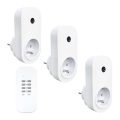 SET 3x Op afstand bedienbare stopcontacten + afstandsbediening