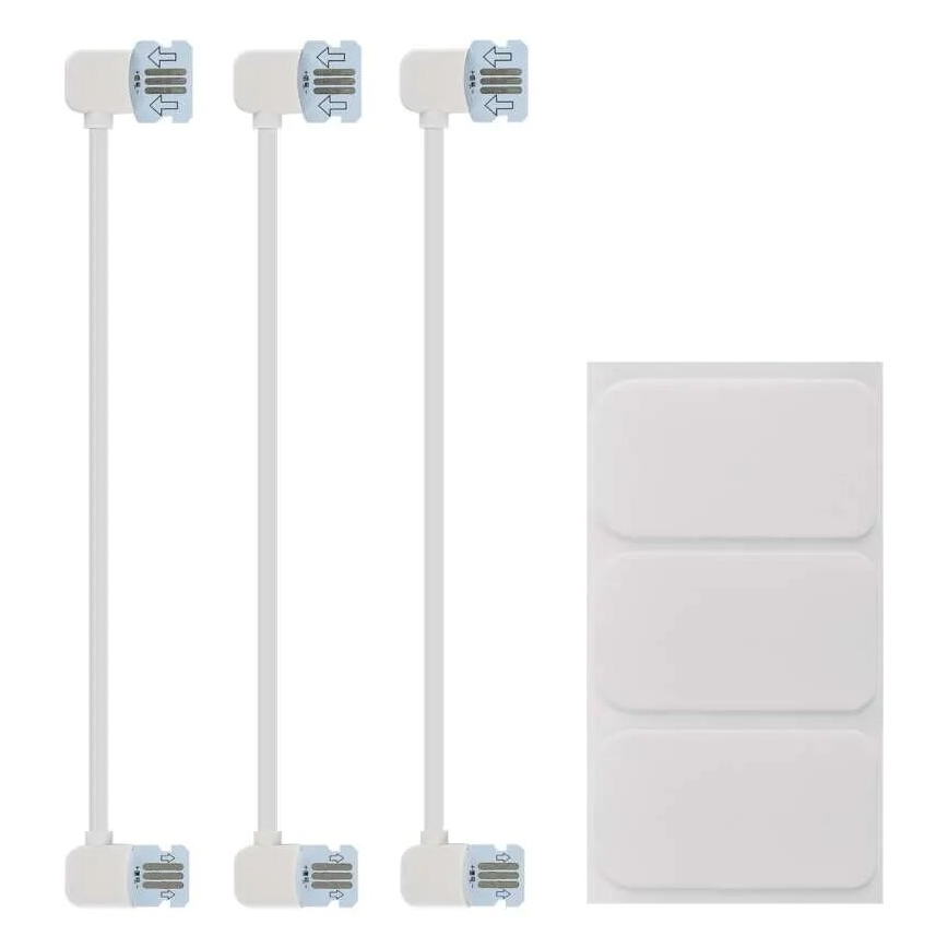 SET 3x LED RGBIC+CCT Dimbaar paneel - uitbreiding 3xLED/1,8W/230V Wi-Fi Tuya