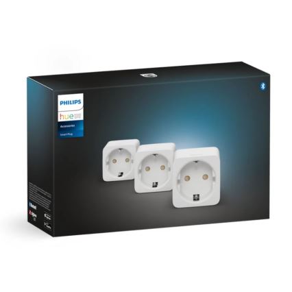 SET 3x Slim stopcontact Philips Hue Smart plug EU SCHUKO