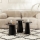 SET 3x Zijtafel LUME diameter 28/33/43 cm zwart