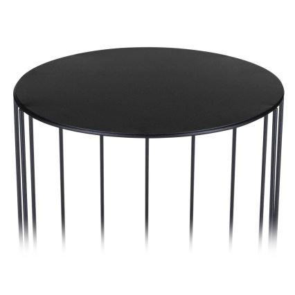 SET 3x Plantenstandaard LOFT zwart